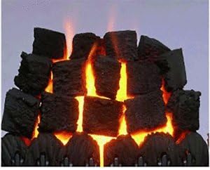 3 packs of coals 10 small & 10 medium & 10 large Gas fire Replacements/Bio Fuels/Real flame