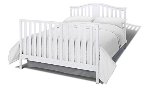 Graco Solano 4-in-1 Convertible Crib and Changer with Drawer, White