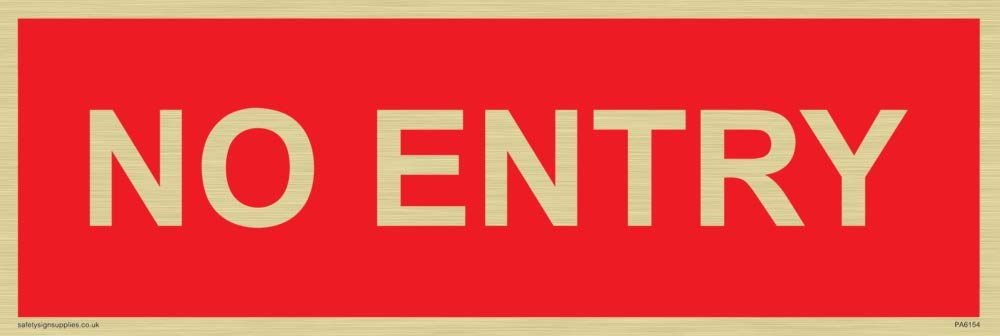 NO ENTRY