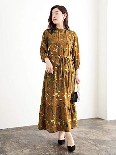 Amazon グリーンパークス Lhelbie 花柄ptティアードワンピース ワンピース チュニック 通販