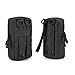 G4Free 2 Pack Tactical Molle Pouches Compact Utility EDC Waist Bag Pack Small Gear Gadget for Chest Vest Tactical Backpack(Black)