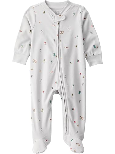 little planet by carter's Neutral Sleep and Play made with Organic Cotton, Fros…