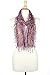 AN Lightweight Scarf Fashion Leafy Lace Scarf Womens With Tassels Plum