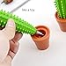 Yonger Office Pen Creative Cactus Bonsai Pen School Supplies Ballpoint Pen April Fool's Day Fun Gift Green 1pc