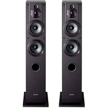 Amazon Com Sony Ssf 7000 Floorstanding 4 Way Speaker Pair Home