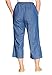 Woman Within Plus Size Drawstring Denim Capri