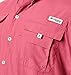 Columbia Men's Bahama II UPF 30 Short Sleeve PFG Fishing Shirt, Sunset Red, Large