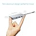 Letscom USB-C to USB 3.0 Portable Data Hub with Thunderbolt 3 to Network Adapter Ethernet Port and 3 USB 3.0 Ports, for Macbook Pro, XPS, Google Pixelbook and More Type C Devices, Grey