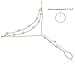 Bienvenu Ivory Pearl Beach Wedding Barefoot Sandals Dancing Ankle Bracelet, Gold