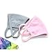 3PCS Anti-dust Cotton Mouth Face Masks For Breathe Healthy Filters Dust, Pollen, Allergens, Flu Germs ,Black & Pink & Gray