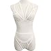 Womens Sexy Lace Strap Lingerie Sets Sleep Underwear (L)