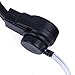 Lsgoodcare 3.5MM Plug Adjustable Throat Mic Anti-noise Tactical Neckband Vocal Hands-free in-ear Military Air Tube Covert Earpiece Headset Compatible with PC Computer PS5 Cellphone Ect 3.5MM Device