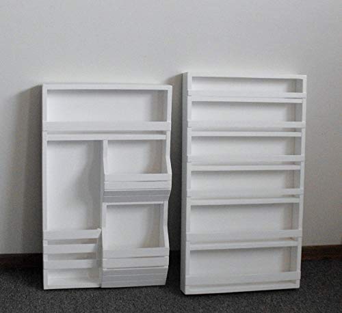 Full Door behind the door mounted spice rack for 24" wide door