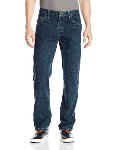 Wrangler Authentics Men's Classic 5-Pocket Regular Fit Cotton Jean, Storm, 38W x 28L