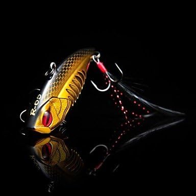 SJ - Hard Plastic Fishing Lure Bait with Hooks Lurefans Rattlesnake , 14g