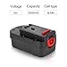 Enegitech 18V 3.0Ah Battery Replace for HPB18 HPB18-OPE 244760-00 A18 A1718 A18E Firestorm Cordless Power Tools