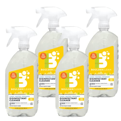 Boulder Clean Disinfectant Cleaner, Lemon Thyme, Eliminates 99.9 of