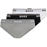 BOSS Mens 3-pack Classic Regular Fit Stretch Briefs