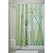 iDesign Thistle Floral Fabric Bathroom Shower Curtain - 72