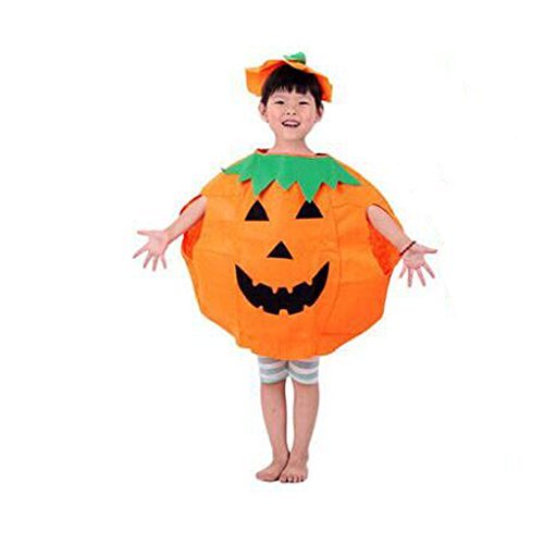 Amor Pumpkin Costume Suit Unisex Cute Halloween Cosplay Costume Party Clothes for Kids April Fools Day Jokes