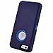 MAXCURY Hybrid Rubber Plastic Impact Defender Rugged Hard Case with Built-in Screen Protector and Belt Clip Holster Compatible for iPhone 6 and iPhone 6s Case (Navy/Blue & Clip)