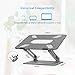 Laptop Stand, Boyata Laptop Holder, Multi-Angle Stand with Heat-Vent to Elevate Laptop, Adjustable Notebook Stand for Laptop up to 17 inches, Compatible for MacBook, HP Laptop and so on – Space Graythumb 4