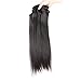 SuperNova Brazilian Straight Hair Weave Bundles with 13x4 Ear to Ear Full Lace Frontal Closure Unprocessed Human Hair Extensions Natural Color(18 20 22+16inch)