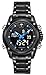 Readeel Sports Watches Men's Quartz Digital Dual-display Multi-function Stainless Steel Mens Watches Deep Blue
