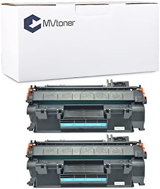 MVtoner 80A Toner CF280A CE505A Toner Cartridge Black 2PK Compatible for HP LaserJet P2035 P2035n P2050 P2055 P2055d P2055dn P2055x;Laserjet Pro 400 M401 M425 Series Printers