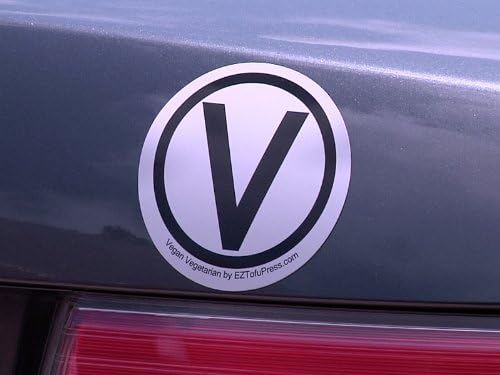 Vegan Vegetarian Magnet for Refrigerator Cars Vans or Trucks