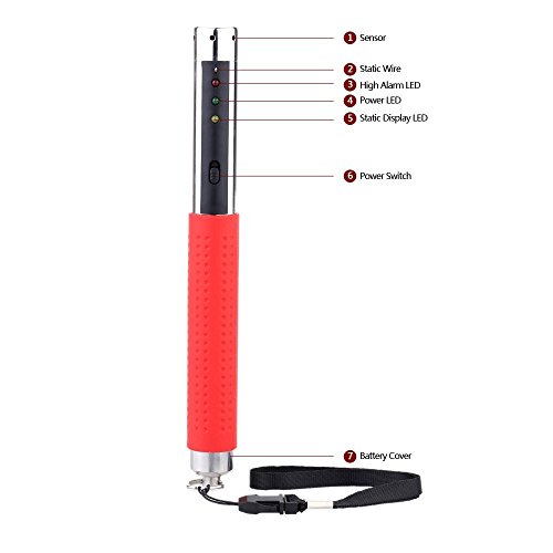 MengshenÂ® Portable Combustible Gas Detector Flammable Gas Leak Indicator Methane Propane LPG Leak Tester with Sound Light Alarm MS-M3000