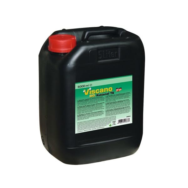 KERBL Bio-SÃ¤gekettenÃ¶l Viscano (Inhalt 5 Liter, umweltfreundlich, zur Schmierung von KettensÃ¤gen, Ãl fÃ¼r MotorsÃ¤gen, biologisch abbaubar) 29863
