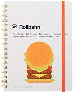 Amazon Co Jp Rollbahn ロルバーン コラボ ポケット付メモl 武政諒コラボ ハンバーガー Delfonics 同梱可 リングノート ホビー