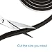 Window Foam Seal Tape 1/2Inch Wide X 1/2Inch Thick, High Density Self Adhesive Weather Stripping Insulation Door Foam Tape,10 Feet Long