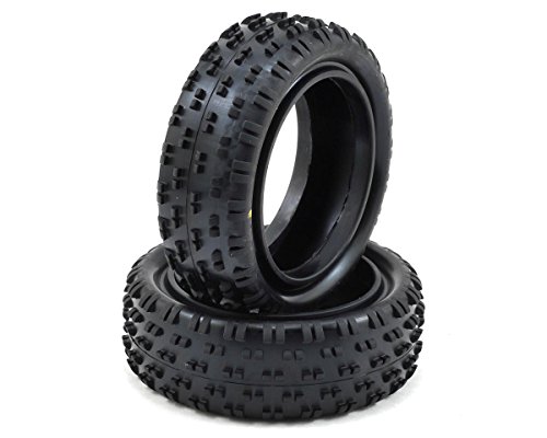 Schumacher Wide "Stagger Rib" 2.2" 1/10 4WD Buggy Front Tire (2) (Yellow)