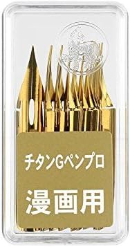 Tachikawa Comic Pen Holder & Zebra Comic Pen Bundle Set , Tachikawa Comic Pen Nib Holder ( T-40 ) , ( T-36W ) + Zebra Comic Pen Nib Titanium ( PG-7B-C-K )