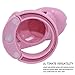 FeiGu Male Chastity Cage Device, Adjustable Silicone Cock Cage with 5 Rings for Male Penis Exercise