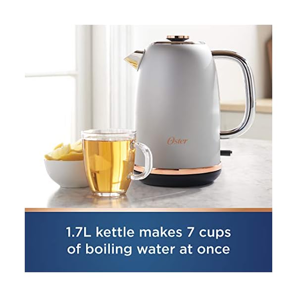 Oster 2097736 Electric Kettle Metropolitan Collection with Rose Gold
