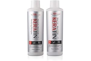 Brazilian Keratin Hair Treatment,Magic Master Keratin 120ml Purifying and Keratin Treatment Free Formalin Without Strong Smel