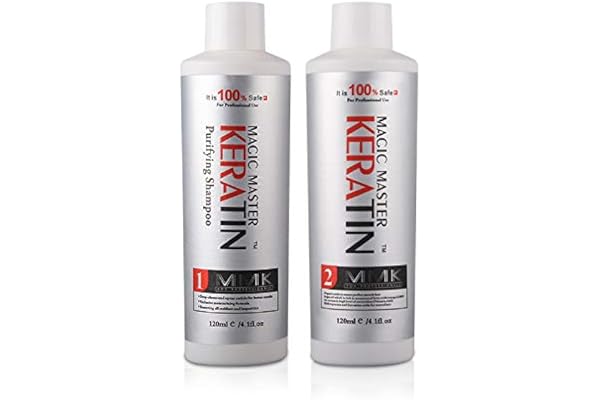 Brazilian Keratin Hair Treatment,Magic Master Keratin 120ml Purifying and Keratin Treatment Free Formalin Without Strong Smel