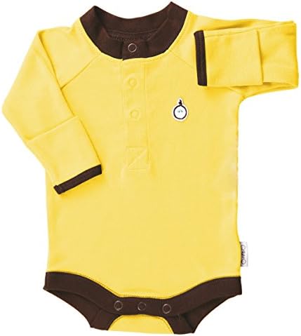 New For Baby Bodysuit in Banana 6-12 Months