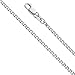14k Yellow OR White Gold SOLID 1.5mm Flat Open wheat Chain Necklace with Lobster Claw Clasp