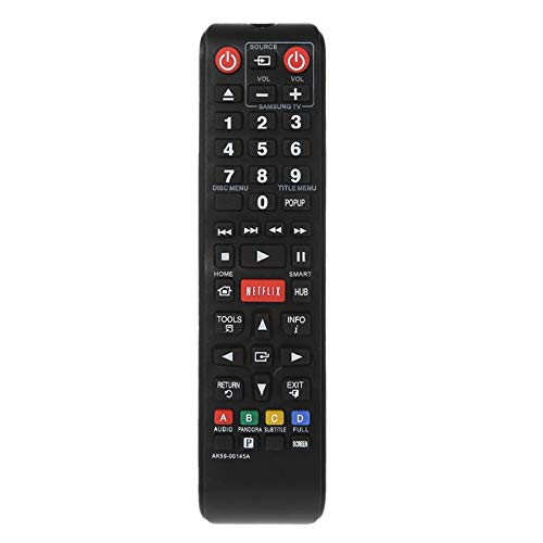 VINABTY AK59-00145A Remote Control replacement fit for Samsung Blu ray DVD Player BD-E5700 BD-E5900 BD-EM57 BD-EM57C BD-EM59 BD-EM59C BD-ES6000 Bd-e6500 BD-E5700/ZA