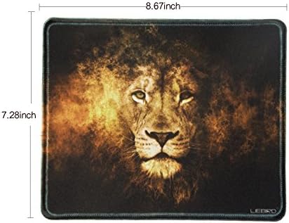 BEGOO Premium Mouse Pad Smooth Surface Gaming Pad 4mm Thick Portable Non-Slip Rubber Base Colorful Cute Design Art Artist Painting Unique Animal Novelty Gift for School Office Game Computer Laptop