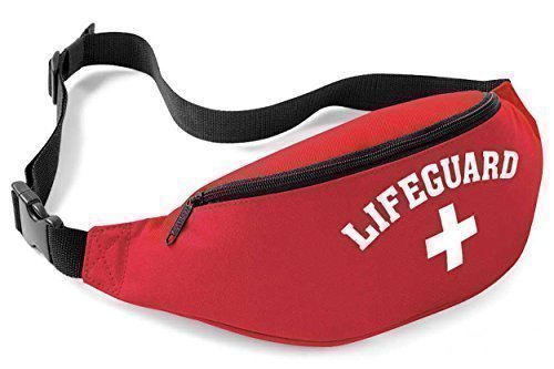 Lifeguard Belt/Bum Bag (Red/White)