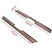 For Honda CRV CR-V 2017 ABS Peach Wood Grain Water Cup Holder Stripe Trim 2Pcs