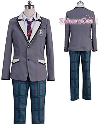 Amazon あんさんぶるスターズ Adam 乱凪砂 七種茨 秀越学園制服 コスプレ衣装風 コスプレ 仮装 通販
