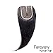 Forevery Hair Lace Closure 3.5x4 Straight Wave Brazilian Virgin Human Hair Extensions Middle Part Lace Closure(12