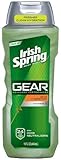 Irish Spring, Gear Advanced Performance, Hydrating Body Wash with Vitamin E, 15oz (FL) Container (Pack of 2)