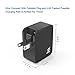 iXCC UL Certified 2 Port Wall Charger, 24W/4.8A Optimal Dual USB Charging Port Universal Charger Adapter for iPhone 7 / 6s Plus, iPad Air Mini 3, Galaxy S Note Series, LG, Nexus, HTC and More - Black